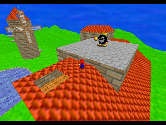 Super Mario 64 - The Green Stars (2.0) Screenthot 2